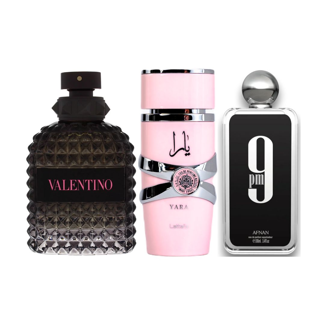 PERFUMES VALENTINOBORNINRO+YARA+9PMAFNAN